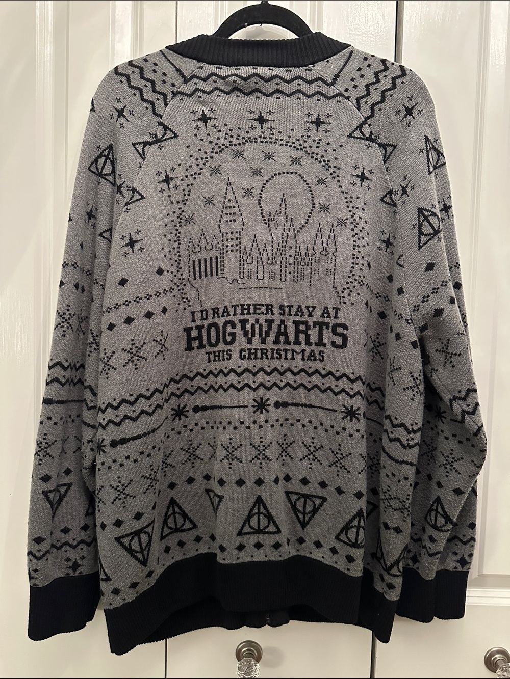 TORRID Harry Potter Fair Isle Bomber Zip Up Bomber Jacket 3X